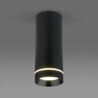 Потолочный светодиодный светильник Elektrostandard DLR022 12W 4200K черный матовый