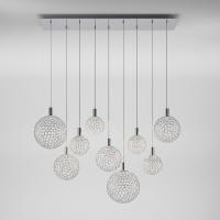 Каскадная люстра Eurosvet Gemini 90353/9 хром a069039