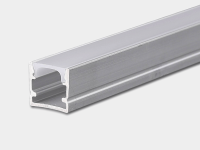 Профиль для светодиодной ленты алюминиевый накладной с рассеивателем (экраном), 2 м, SWG Standard SF-1010 00-00045089