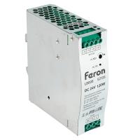 Трансформатор электронный на DIN-рейку Feron LB008 120W 24V IP20 52135