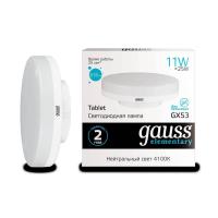 Лампа светодиодная Gauss 83821 11W 4100K GX53