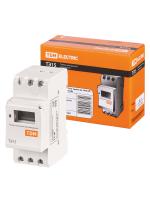 Таймер электронный ТЭ15-1мин/7дн-16on/off-16А-DIN TDM