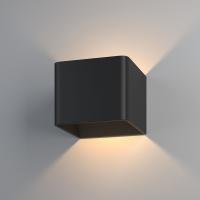 Настенный светодиодный светильник Elektrostandard Corudo Led черный MRL Led 1060