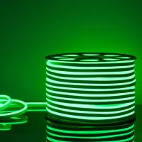 Светодиодный гибкий неон LS001 220V 9.6W 120Led 2835 IP67 односторонний зеленый Elektrostandard