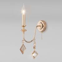 Бра Eurosvet Telao 10120/1 золото/тонированный хрусталь Strotskis (10110/1)