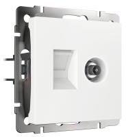 Розетка Werkel TV/RJ-45 6 кат белый W1181301
