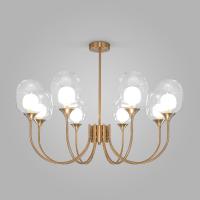 Люстра на штанге Eurosvet Spritz 70217/8 латунь Smart a064748