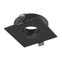 Корпус встраиваемого светильника SWG COMBO-2S1-BL 004155