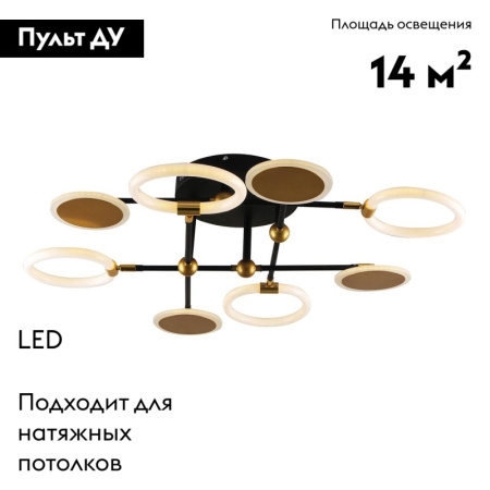 Потолочная светодиодная люстра Escada Cassiopeia 10247/8LED