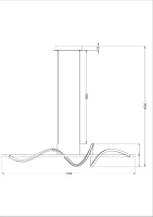 Подвесная люстра Arte Lamp Twisted A4587SP-30BK