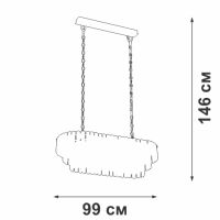 Подвесная люстра Vitaluce V5353-8/19