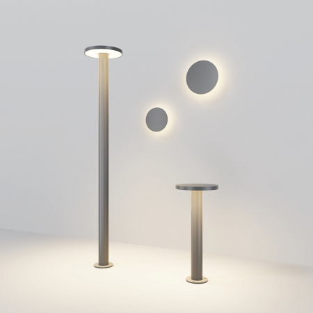 Уличный настенный светодиодный светильник Maytoni Wald O420WL-L12GF