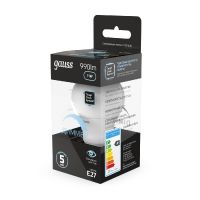 Лампа светодиодная диммируемая Gauss E27 11W 4100K матовая 102502211-D