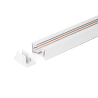 Шинопровод однофазный с вводом питания и заглушкой Elektrostandard 85081/00 белый