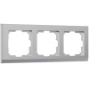 Рамка на 3 поста Werkel Stark серебряный W0031806 4690389161858