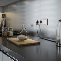 Рамка Metallic на 3 поста глянцевый никель WL02-Frame-03 Werkel