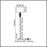 Торшер Lumion Moderni Ilmira 8337/1F