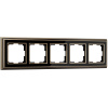 Рамка Palacio на 5 постов бронза/черный WL17-Frame-05 Werkel