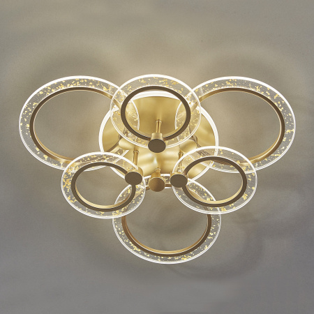 Потолочная светодиодная люстра Escada Enigma 10225/6LED Gold