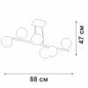Потолочная люстра Vitaluce V2046-1/6PL