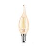 Лампа светодиодная филаментная Gauss E14 5W 2700K золотая 104801005