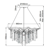 Подвесная люстра Hinkley Laguna (hk) QN-LAGUNA-4P