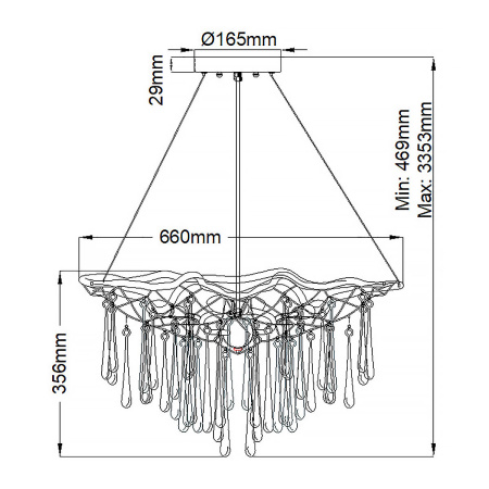 Подвесная люстра Hinkley Laguna (hk) QN-LAGUNA-4P