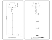 Торшер Ambrella Light High Light Classic LH75265