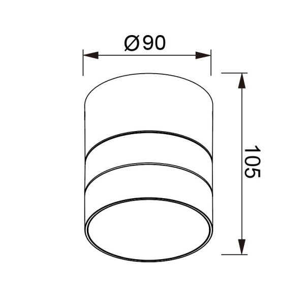 Уличный настенный светильник Mantra Saler 9102