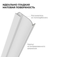 Алюминиевый профиль (комплект) Apeyron 08-66-Б