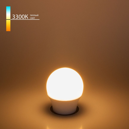 Лампа светодиодная Elektrostandard E27 7W 3300K груша матовая 4690389055256