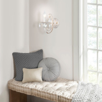 Бра Eurosvet 3305/1 белый с золотом/прозрачный хрусталь Strotskis