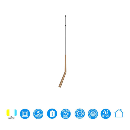 Подвесная люстра Mantra Boomerang 9368+9245 (8L)