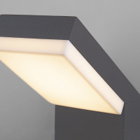 Уличный настенный светодиодный светильник Elektrostandard Sensor 1541 Techno Led серый