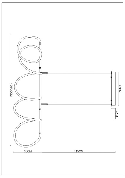 Подвесной светильник Arte Lamp Klimt A2850SP-75BK