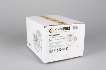 Накладной светильник Omnilux  OML-94511-01