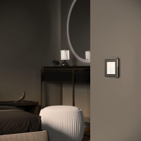 Рамка на 1 пост Platinum черный алюминий W0012608 Werkel