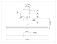Настенный светильник Ambrella Light Comfort LineTech FL6124