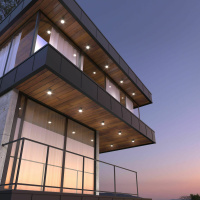 Уличный светодиодный светильник Elektrostandard Light Led 35132/H серый