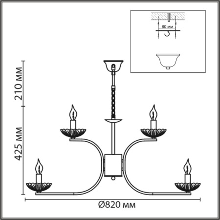 Подвесная люстра Lumion Classi Lolina 8155/9