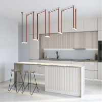 Трековый однофазный светильник Denkirs Belty Grill DK5571-WB