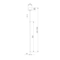 Подвесной светильник Elektrostandard Flinn 50263 LED 4W 4000К латунь a072222