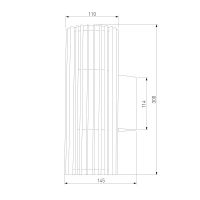 Уличный настенный светильник Elektrostandard Entero 35189/W черный 4690389219344 a072082