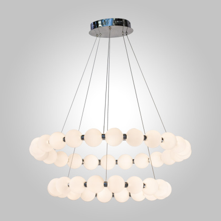 Подвесная люстра AM Group PEARL-D800+600 CH