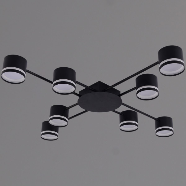 Потолочная люстра Reluce 56730-0.3-08 GX53 BK