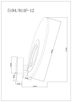 Бра Divinare Bilancia 5194/01 AP-12