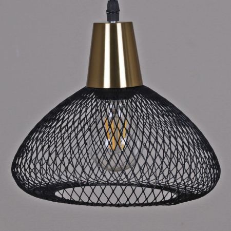 Подвесной светильник Reluce 03204-3.9-01 BK+COPPER