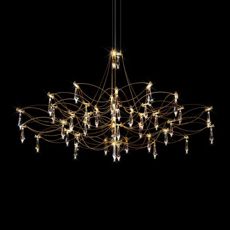 Подвесная люстра Loft IT Mira 10590/1000 Gold Asfour