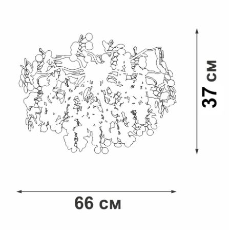 Потолочная люстра Vitaluce V2832-9/7PL