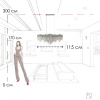 Подвесная люстра Loft IT Volver 10404/1150L SN